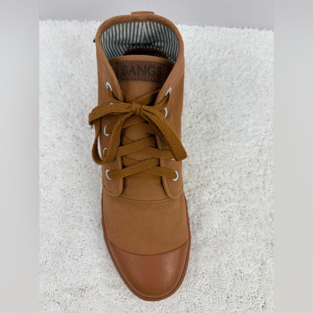 BANGS Sahara Sand Floral High Top Sneakers-Unisex Fit-Sizes: 7(M) 8.5(W) - Picture 7 of 9